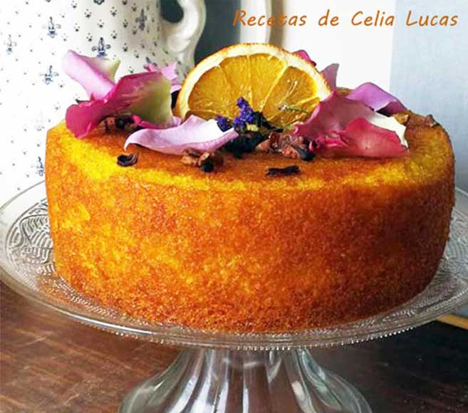 recetas de Celia Lucas bizcocho de naranja